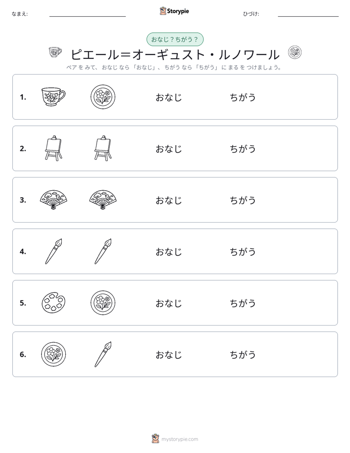 同じか違うか