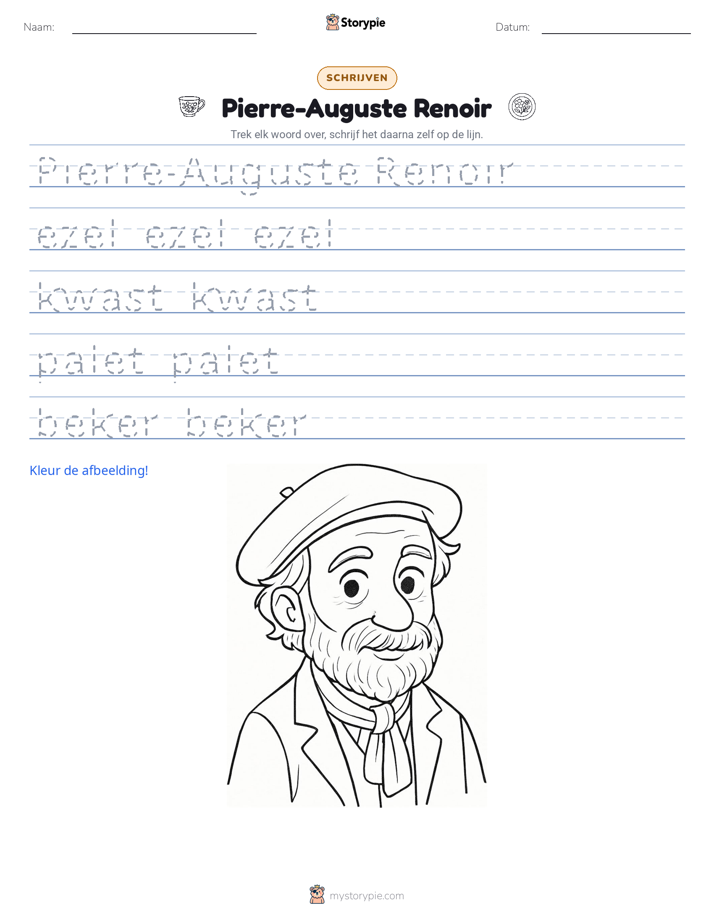Schrijf Oefening