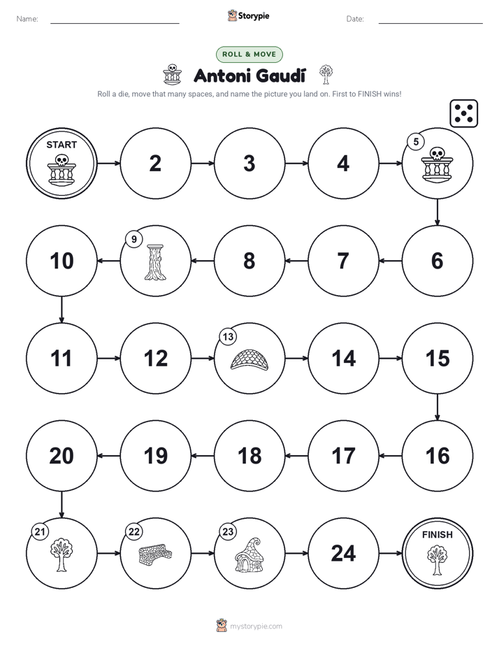 Roll & Move Game
