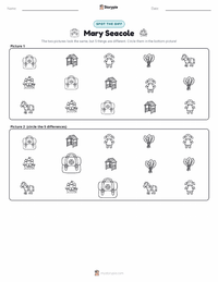 Mary Seacole printable worksheet preview