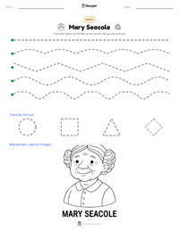 Aperçu de la feuille de travail imprimable Mary Seacole