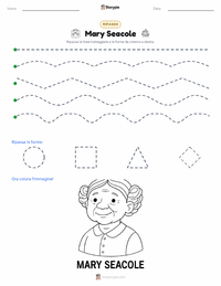 Anteprima della scheda stampabile di Mary Seacole