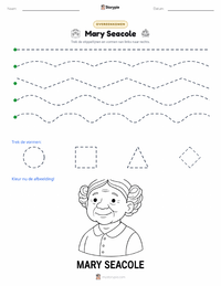 Mary Seacole afdrukbare werkblad voorbeeld