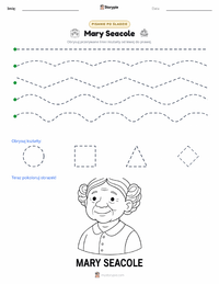 Podgląd drukowalnego arkusza ćwiczeń Mary Seacole