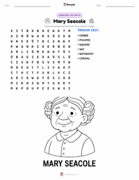 Aperçu de la feuille de travail imprimable Mary Seacole