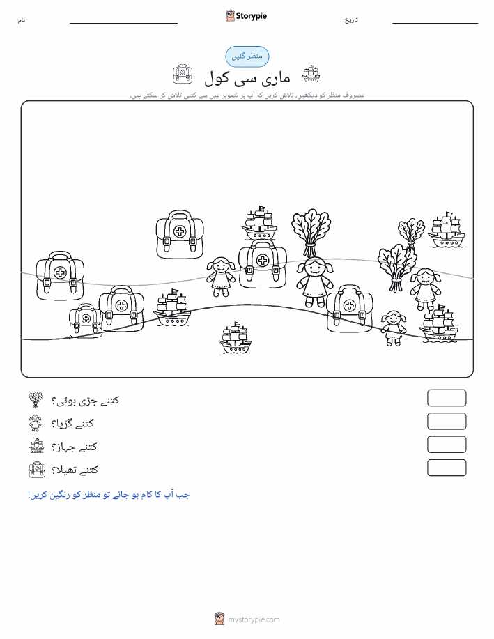 گنتی کا منظر