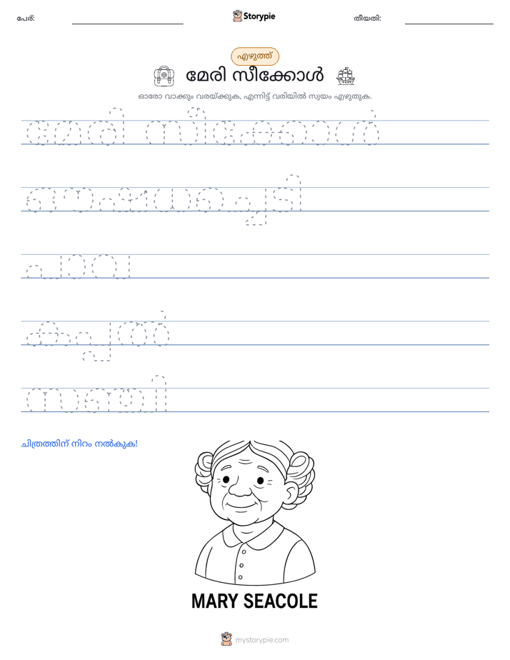 എഴുത്ത് പരിശീലനം