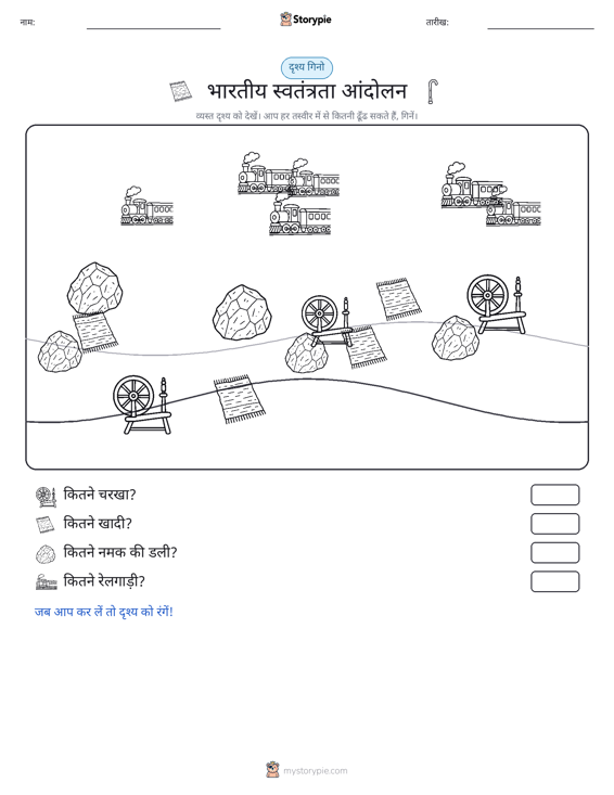 गिनती दृश्य