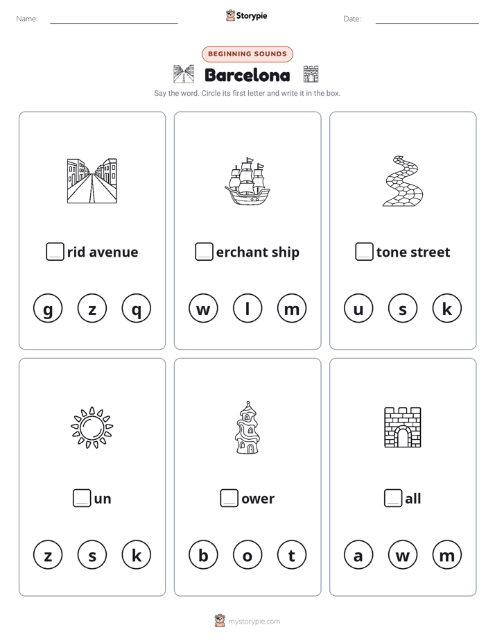 Beginning Sounds