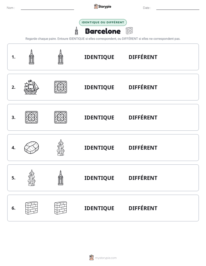 Identique ou Différent