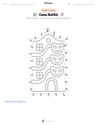 Aperçu de la feuille de travail imprimable Casa Batlló