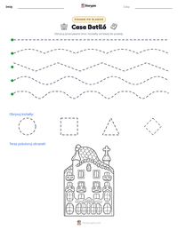 Podgląd drukowalnego arkusza ćwiczeń Casa Batlló