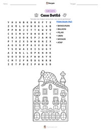 Prabaca lembar kerja cetak Casa Batlló