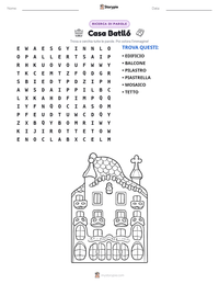 Anteprima della scheda stampabile di Casa Batlló