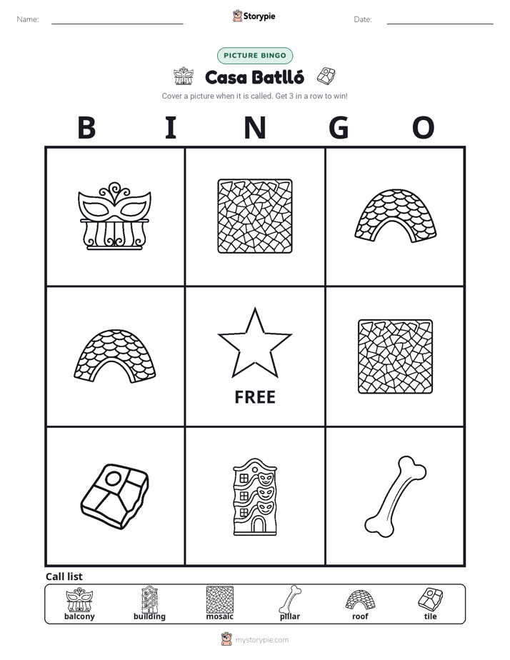 Picture Bingo