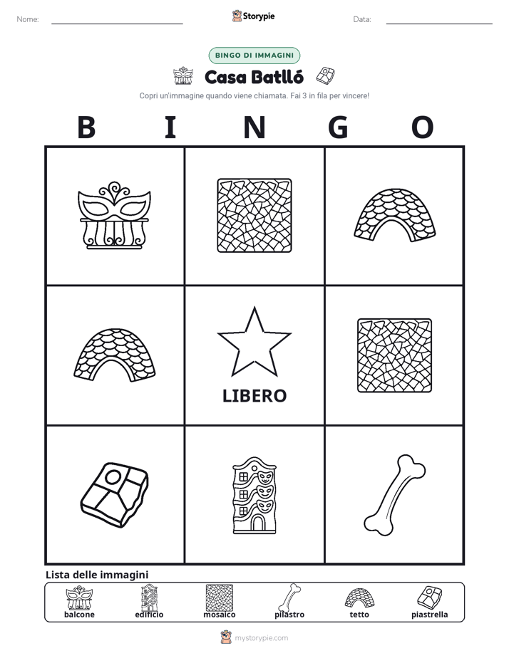 Bingo delle Immagini