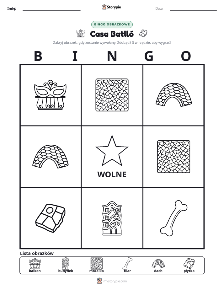 Bingo obrazkowe