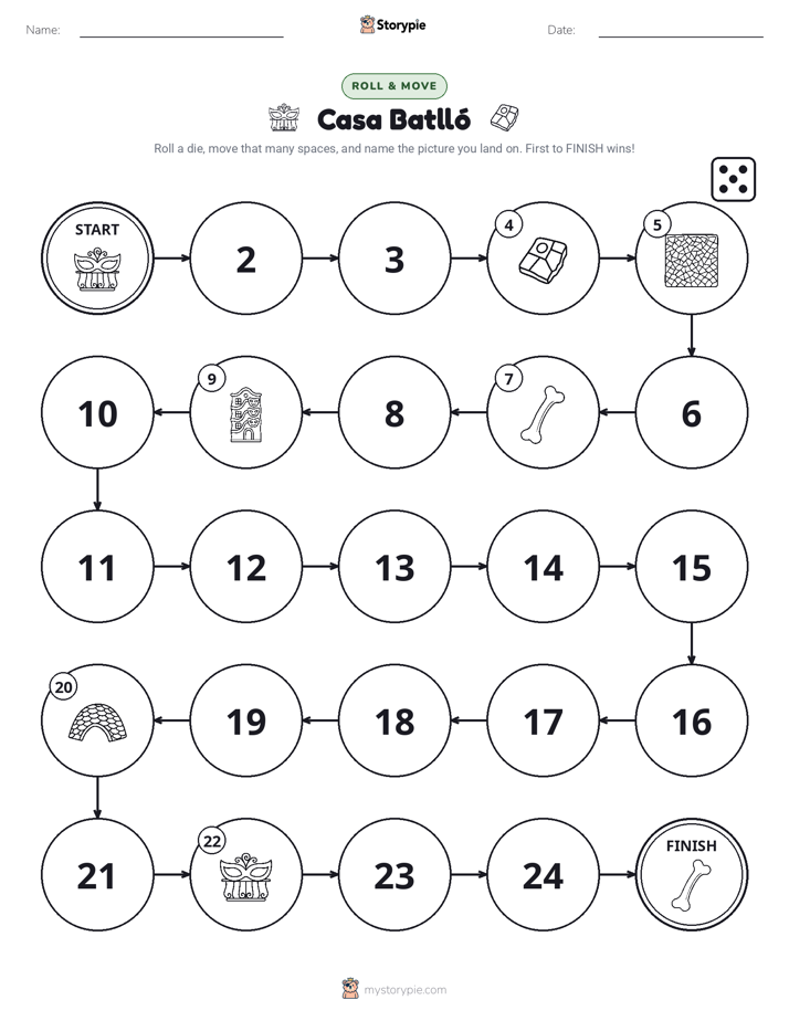 Roll & Move Game