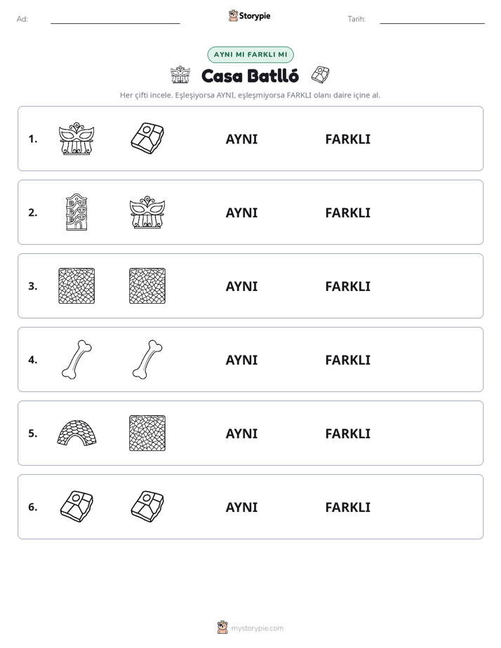 Aynı mı Farklı mı