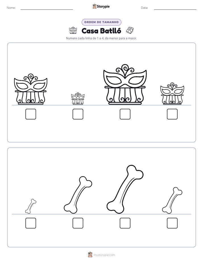 Ordem de Tamanho