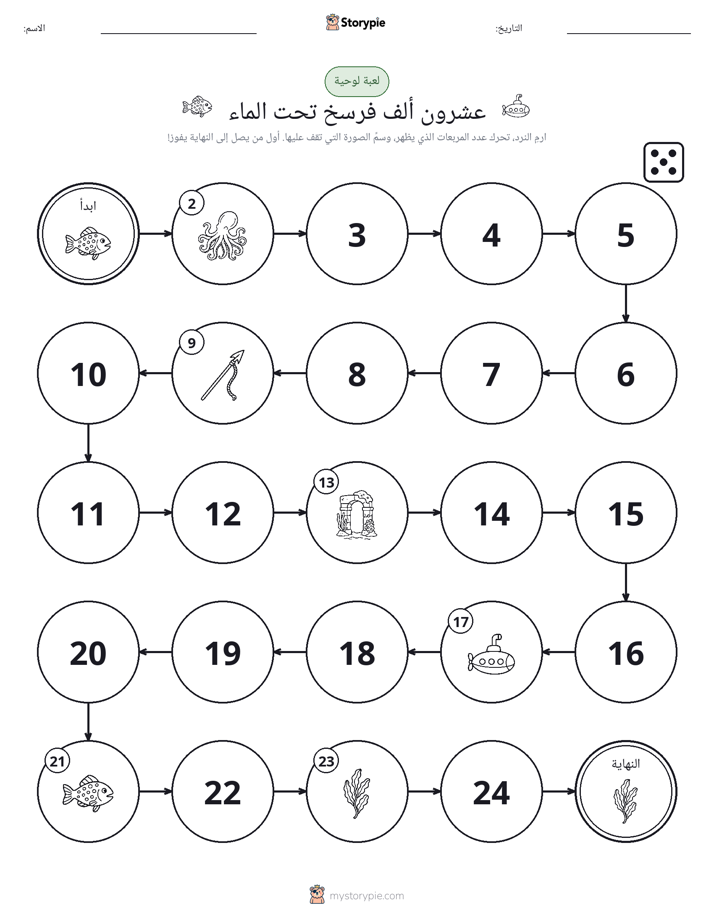 لعبة لف و تحرك