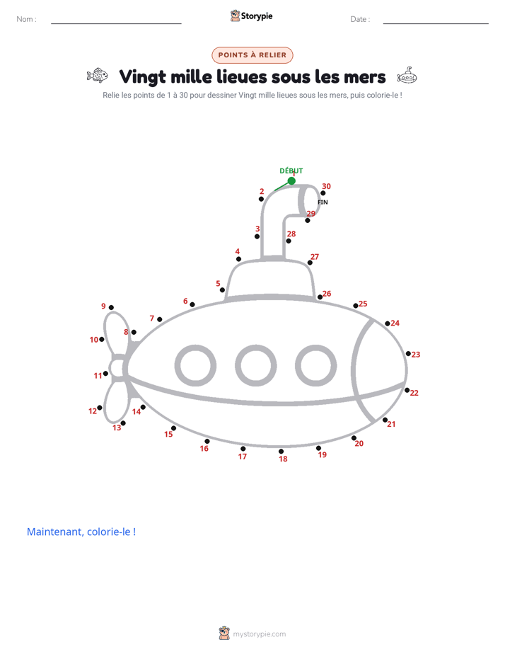 Relie les points