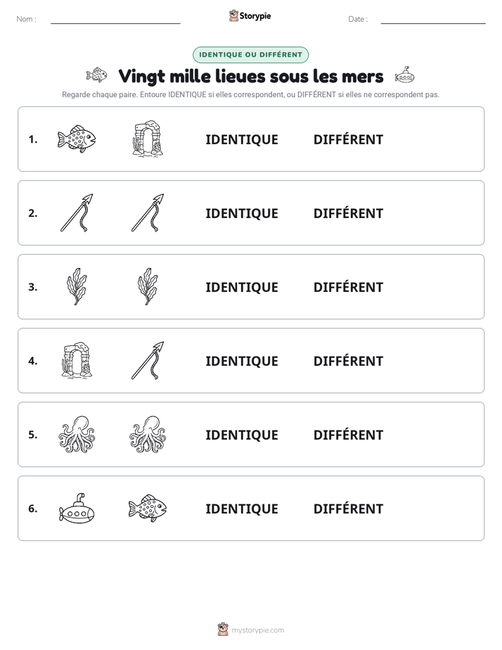 Identique ou Différent