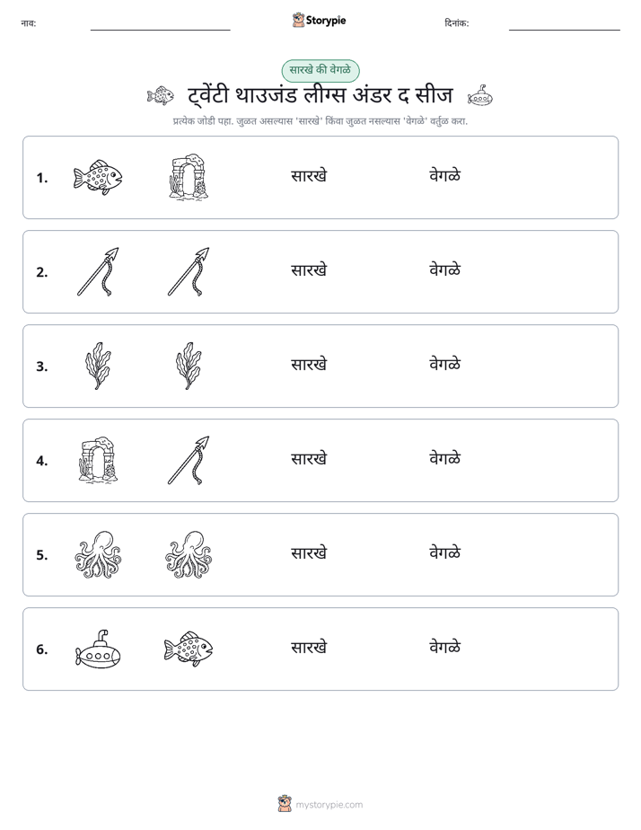 समान की भिन्न