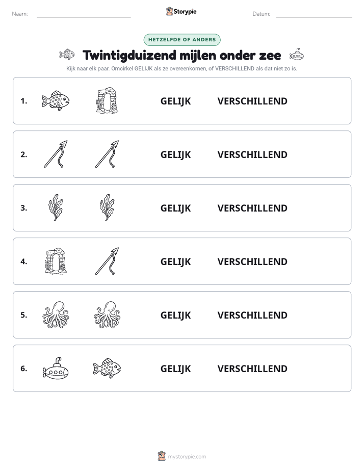 Zelfde of Verschillend