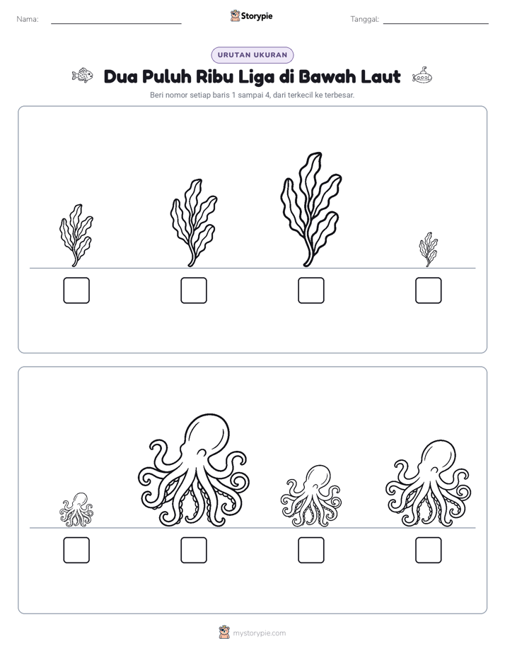 Urutan Ukuran