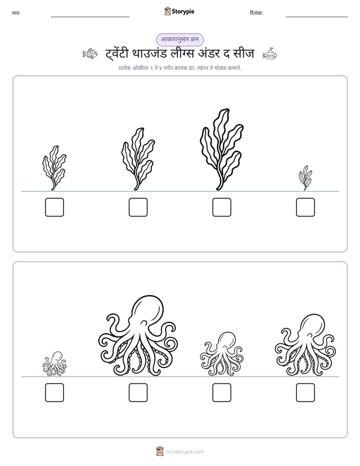 आकार क्रम