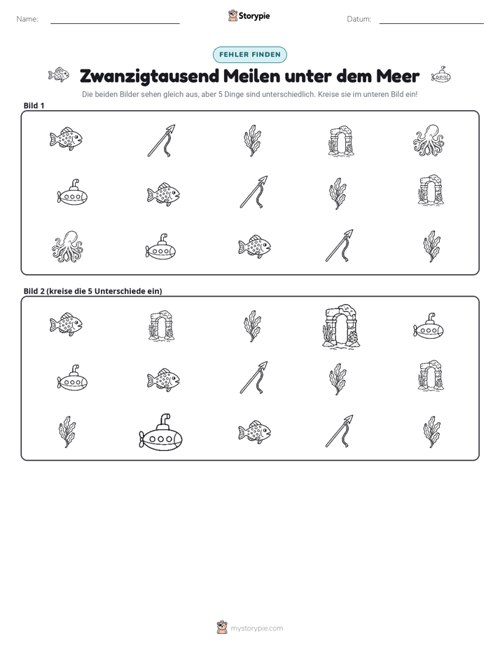 Finde den Unterschied