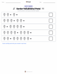 Sardar Vallabhbhai Patel printable worksheet preview