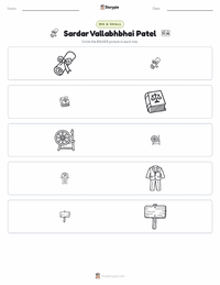 Sardar Vallabhbhai Patel printable worksheet preview