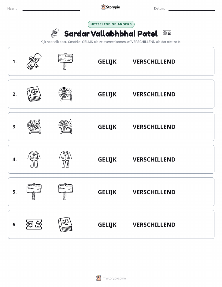 Zelfde of Verschillend