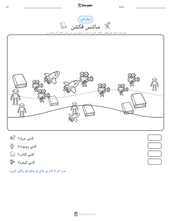 گنتی کا منظر