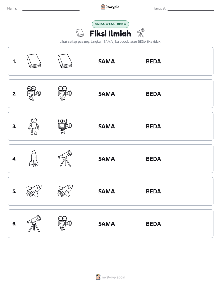 Sama atau Berbeda