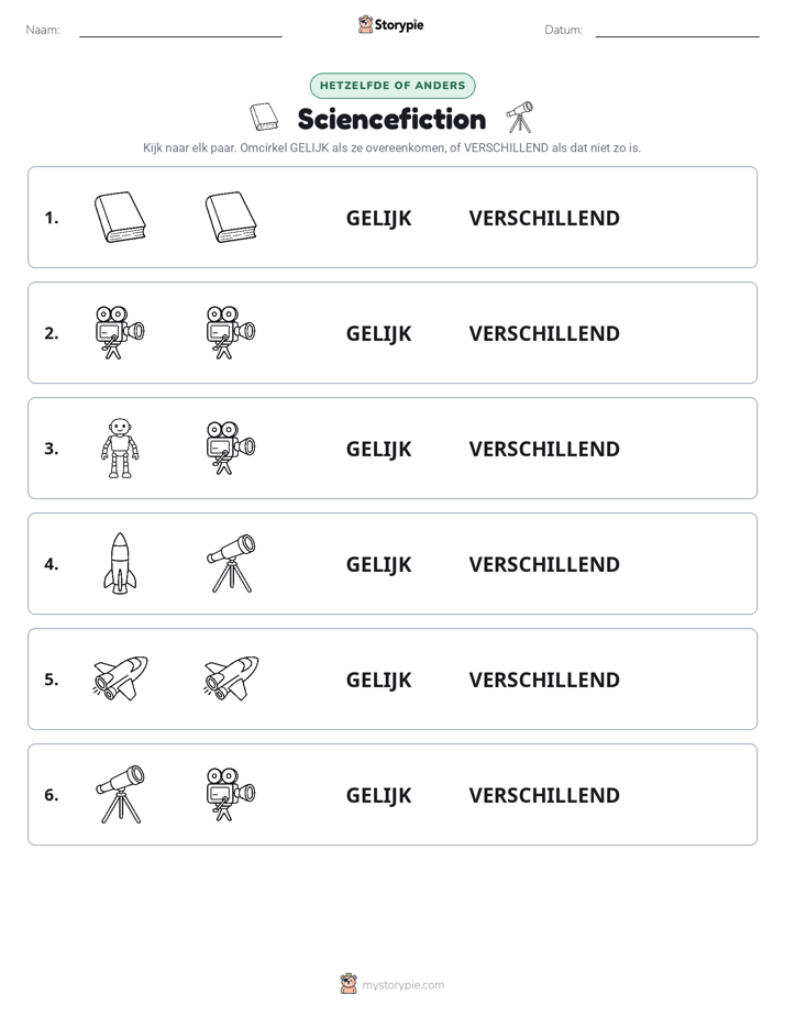 Zelfde of Verschillend