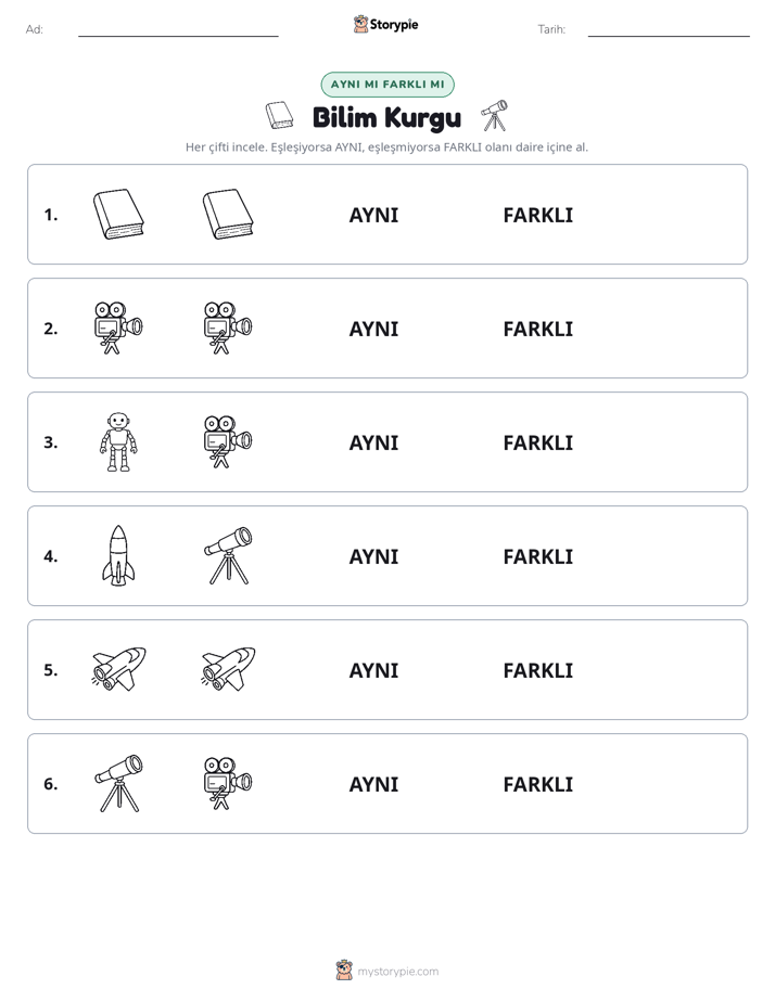Aynı mı Farklı mı