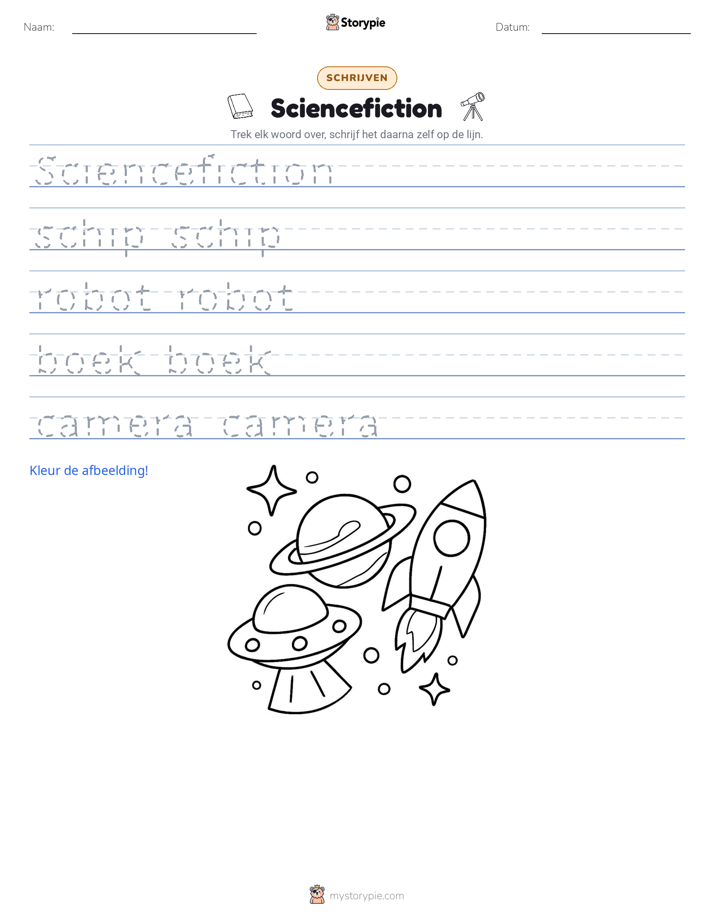 Schrijf Oefening
