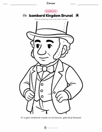 Isambard Kingdom Brunel afdrukbare werkblad voorbeeld