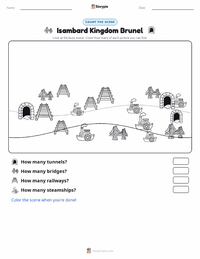 Isambard Kingdom Brunel printable worksheet preview