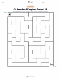 Aperçu de la feuille de travail imprimable Isambard Kingdom Brunel