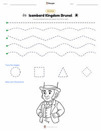 Isambard Kingdom Brunel printable worksheet preview