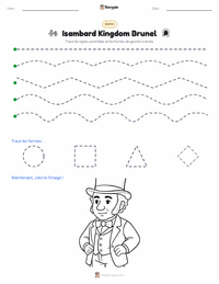 Aperçu de la feuille de travail imprimable Isambard Kingdom Brunel