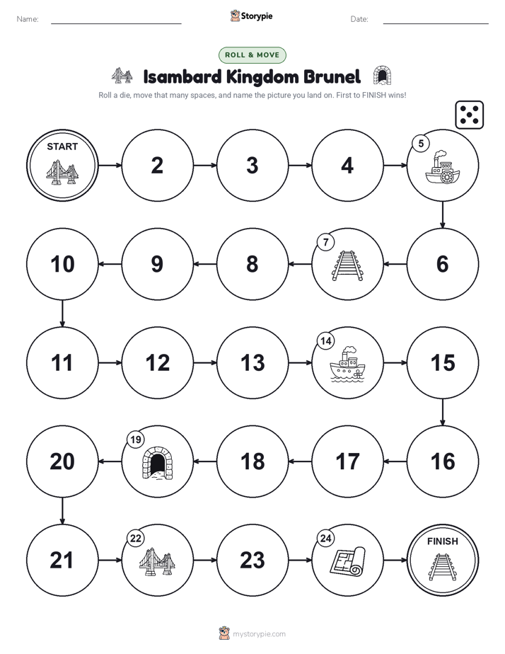 Roll & Move Game