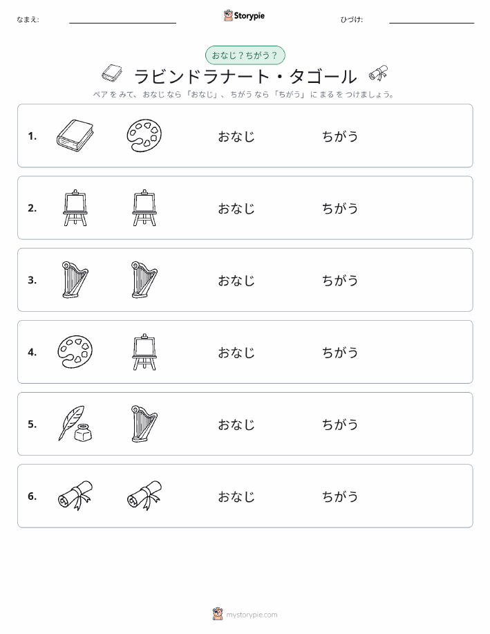 同じか違うか
