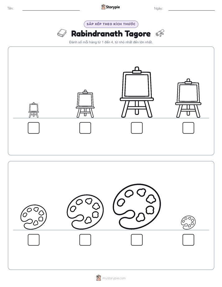 Thứ Tự Kích Thước