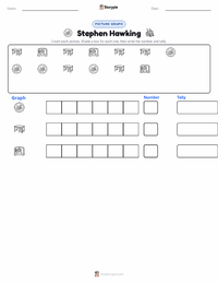 Stephen Hawking printable worksheet preview