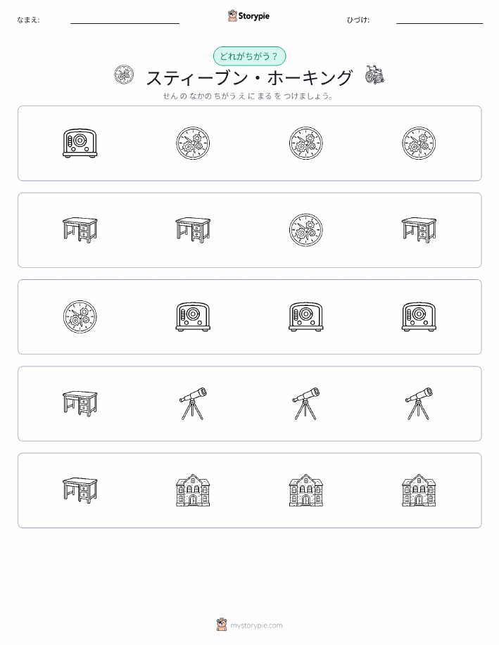 異なるものを見つけよう
